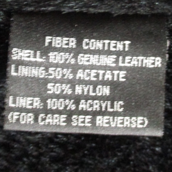 Men's Black Leather Jacket - Picture 8 of 10